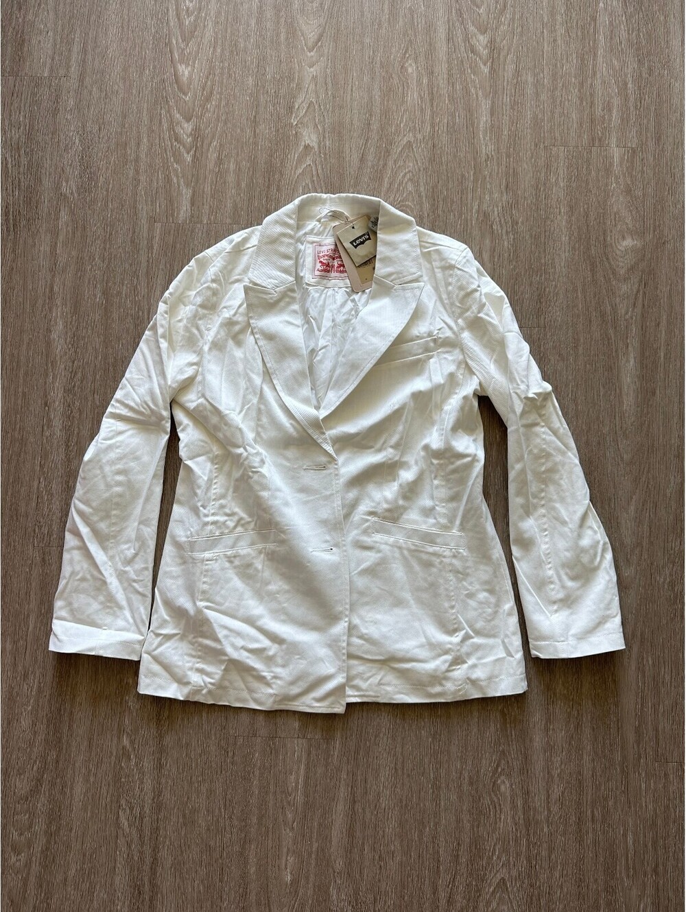 Levi's Women's cream denim blazer